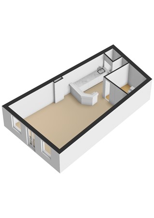 Floorplan - Rijnstraat 87, 3441 BS Woerden